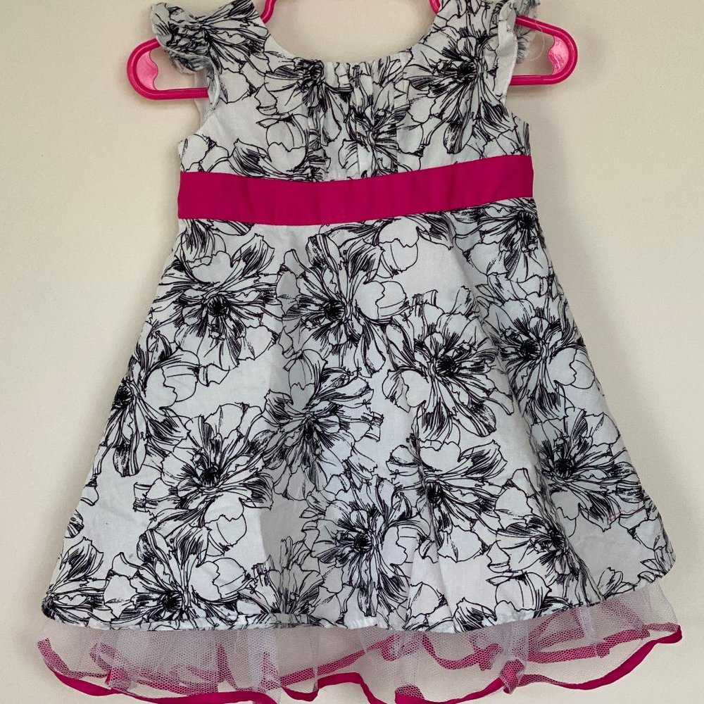 Kidture Black and White Dress